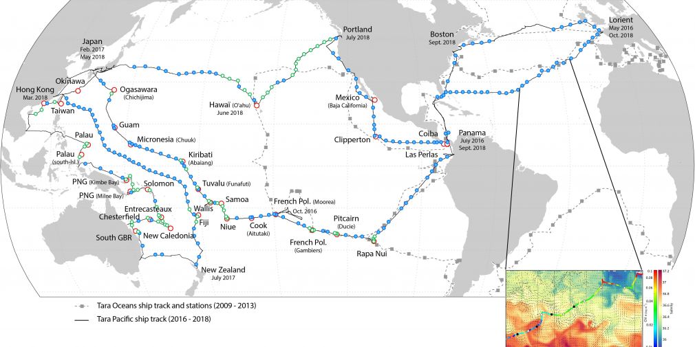 Une nouvelle méthodologie d’échantillonnages de l’interface air-mer appliquée à l’océan Pacifique et l'Atlantique Nord