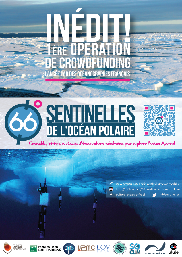 l'affiche de la campagne 66° Sentinelles de l'océan Polaire